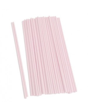 Palo plástico blanco 25cm x 5mm, 100u