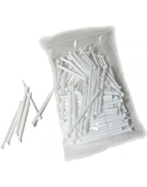 Pinchito plástico blanco, 7cm, 100u