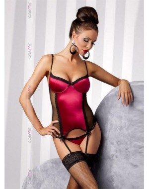 Corset Carisma Negro-Rojo - Casmir [SM]