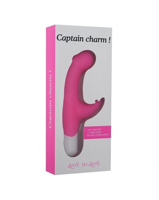 Vibrador Rabbit Captain Charm [Rosa]