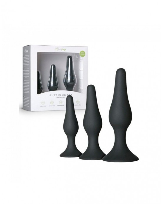 Butt Plug Set [Negro]