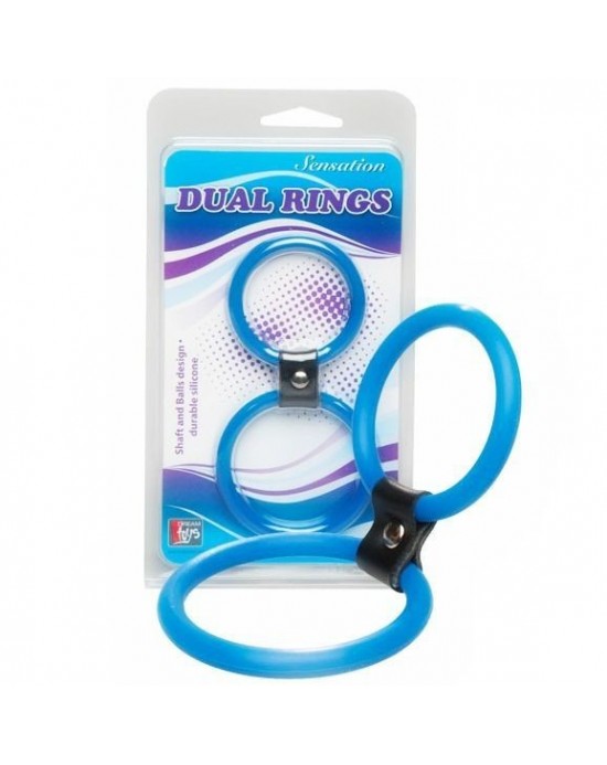 Anilla Doble Silicona [Azul]