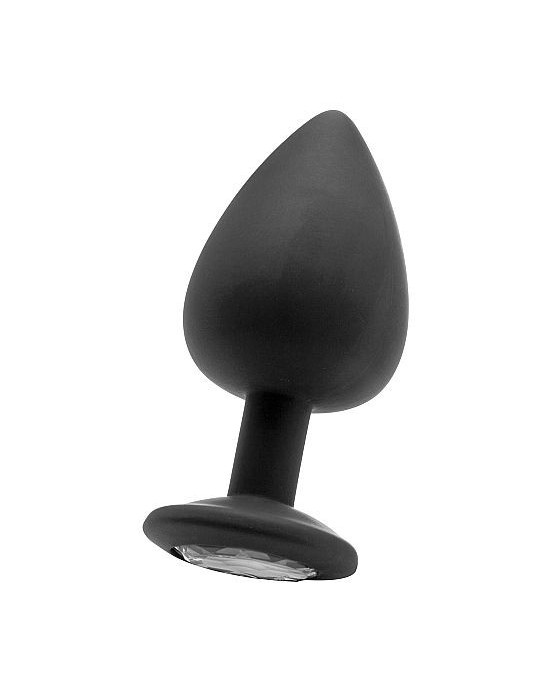 Extra Large Plug Diamante [Negro]