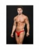 Tanga Cremallera Vertical [Rojo] [L/XL]
