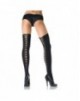 Medias Entrelazado Trasero [Negro]