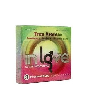 Condones inLove Menta, Cola y Chicle [3und]