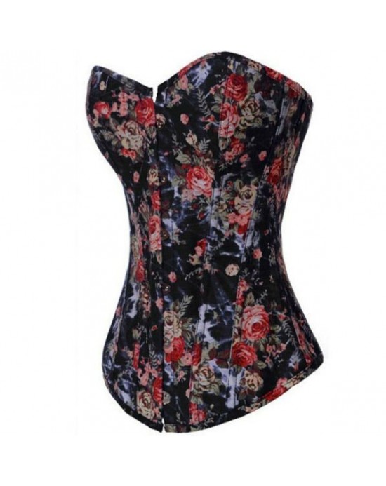 Corset Flower Negro [M]