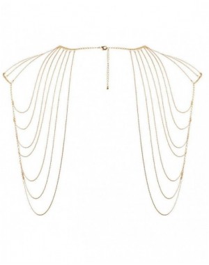 BIJOUX MAGNIFIQUE JOYA DE CADENAS METÁLICAS PARA HOMBROS Y ESPALDA