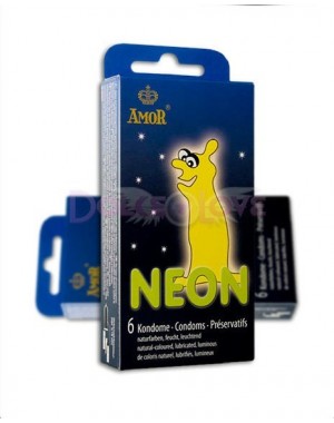 Condones Neon, 6u, Amor