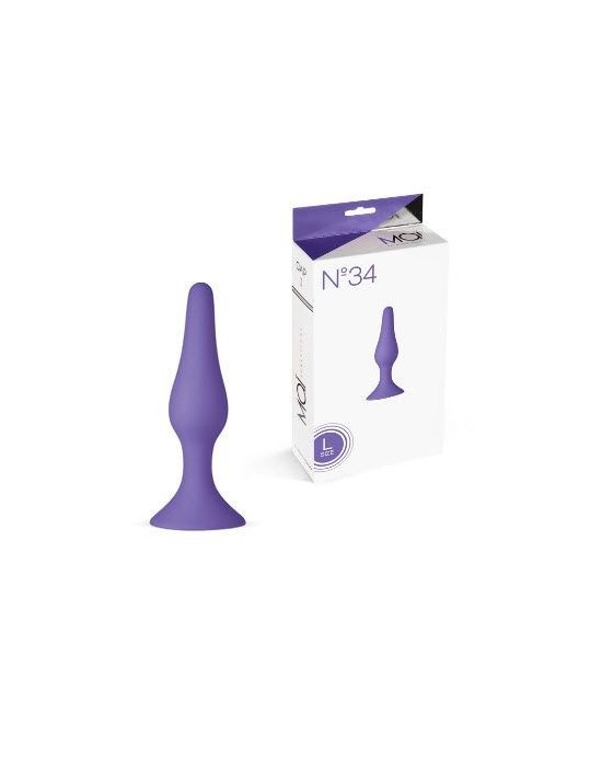 Plug Anal con Ventosa Nº34 [Lila]