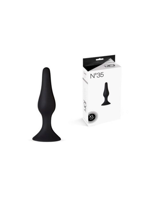 Plug Anal con Ventosa Nº35 [Negro]