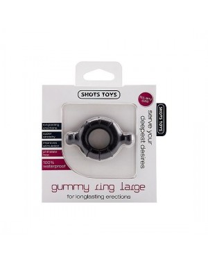 Anillo Gummy Grande [Negro]