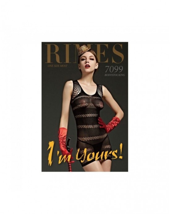 Bodystocking Rimes 7099 [TU] [Negro]