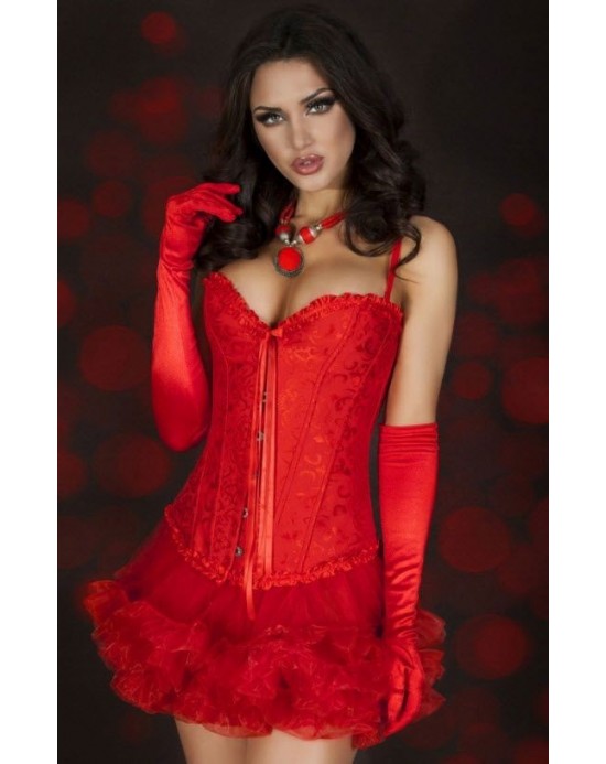 Corsé CR-3204 [Rojo] [XXL]