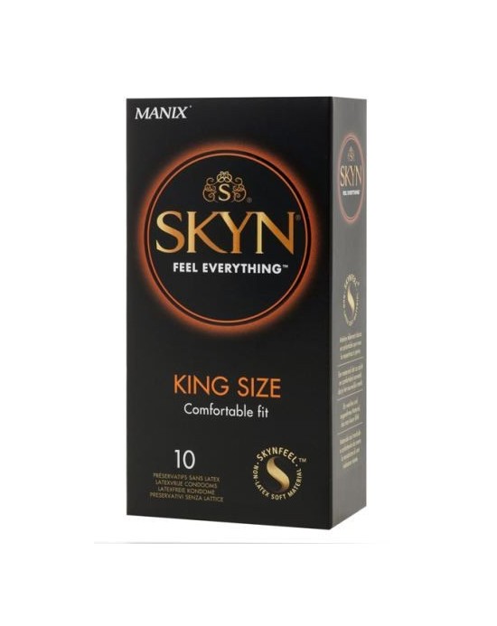 Preservativos sin Latex SKYN King Size [10un]