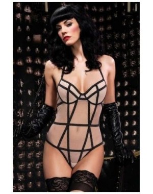 Body Transparencias con Costuras [Nude] [L]