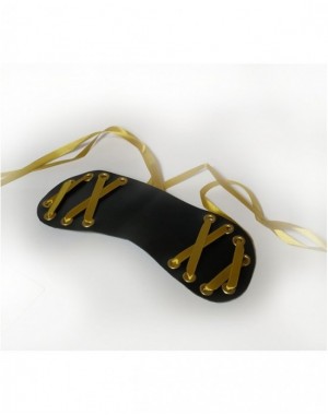 Antifaz de Cuero y Cinta Artesanal