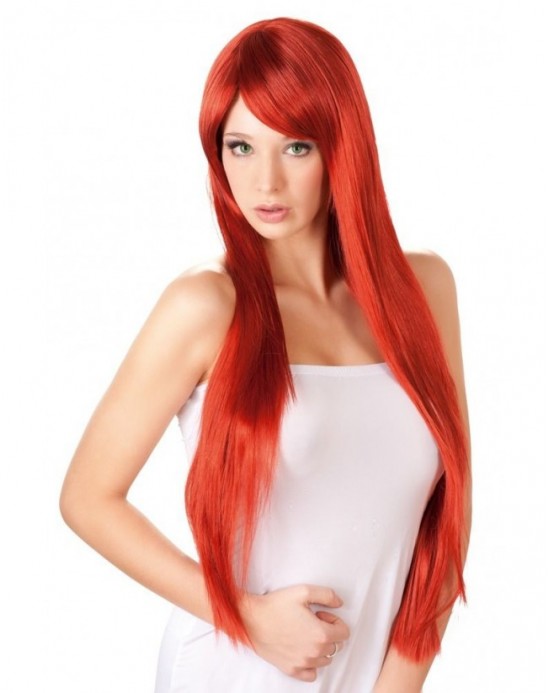 Peluca Pelo Largo [80cm] [Peliroja]