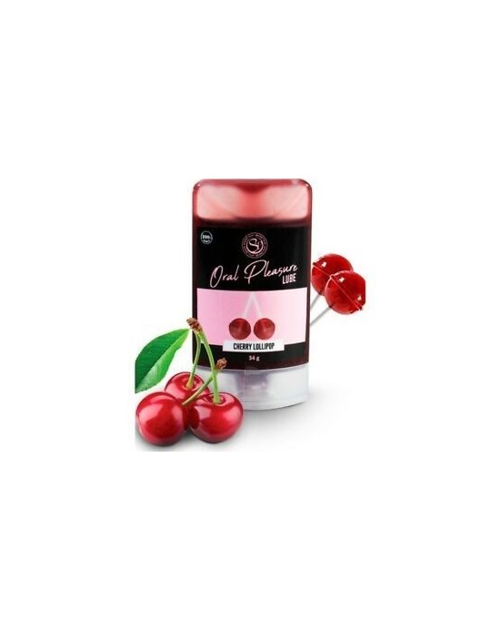 Lubricante Comestible [Piruleta Cereza] [34g]