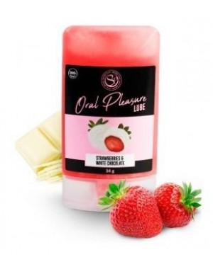 Lubricante Comestible [Fresas y Chocolate Blanco] [34g]