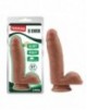 Dildo Dual Density Fashion Dude [17cm] [Bronceado]
