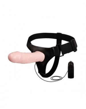 Arnes con Vibrador Hueco y Mando