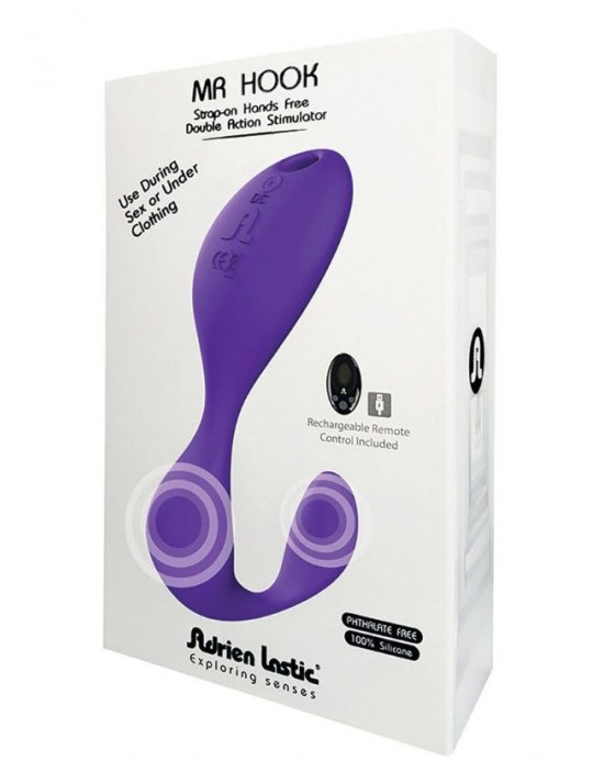 Vibrador Mr Hook con Control Remoto