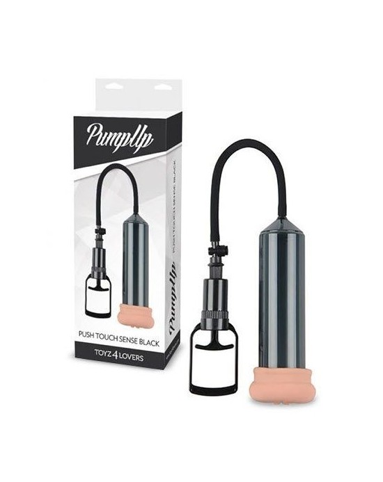 Bomba Masturbadora Push Touch Sense [Negro]