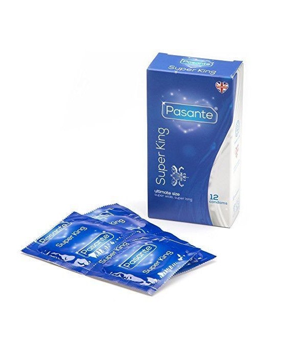 Preservativos Super King 12 Unidades PASANTE