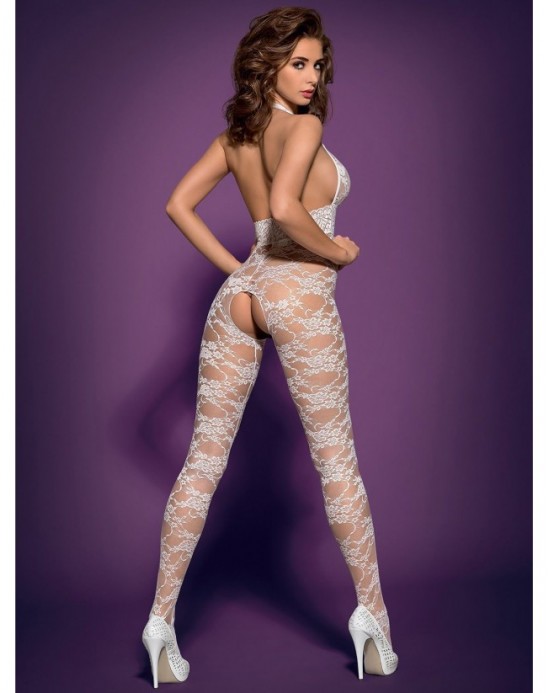 Bodystocking L400 White [S/M], Obsessive