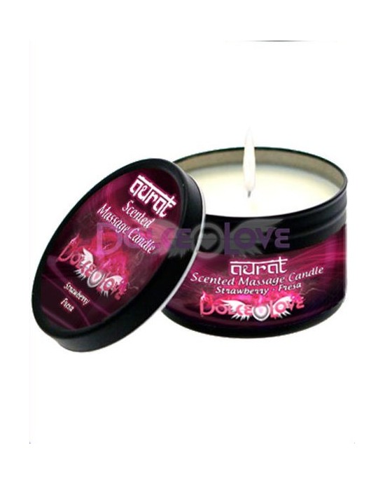 Vela de Masaje Fresa 200ml, Aurat