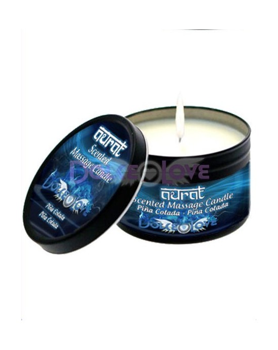 Vela de Masaje Piña Colada 200ml, Aurat