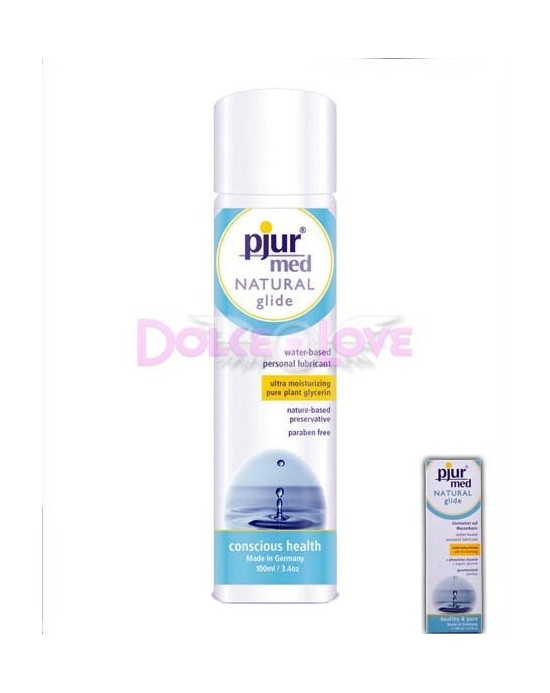 Natural glide Lubricante, 100ml, Pjur Med