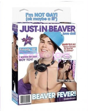 Muñeco hinchable Just-in Beaver