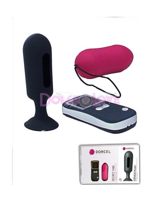 Pack Huevo Vibrador - Plug, Dorcel