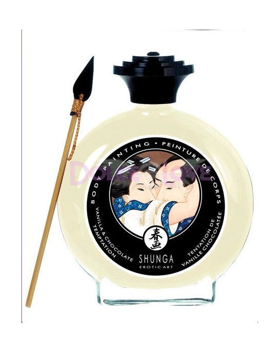 Pintura Corporal Choco-Blanco, Shunga