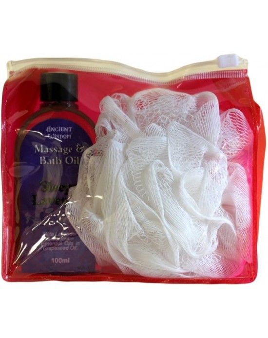 Bolsita Cremallera Roja Transparente