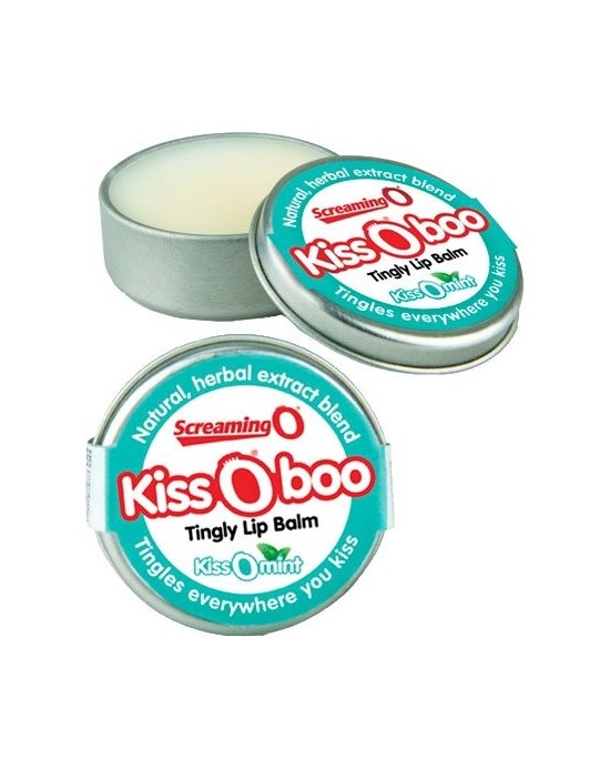 Bálsamo labial efecto frio Screaming O KissOBoo, Menta