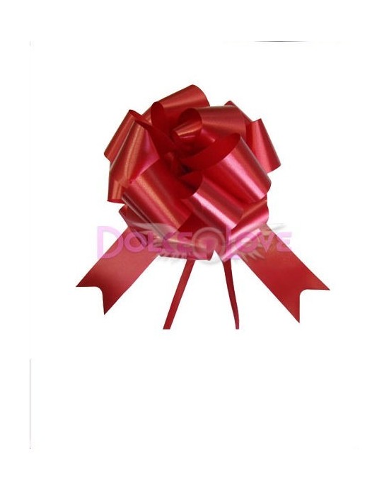 Lazo automático rojo, 5cm, 10u