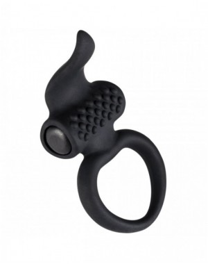 Anillo Pene Vibrador Lingus [Negro]