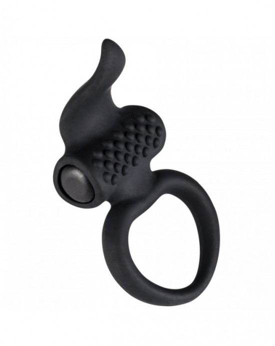 Anillo Pene Vibrador Lingus [Negro]