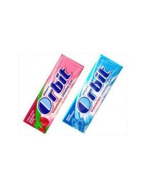 Chicles Orbit sabor Fresa y Menta [20 unidades]