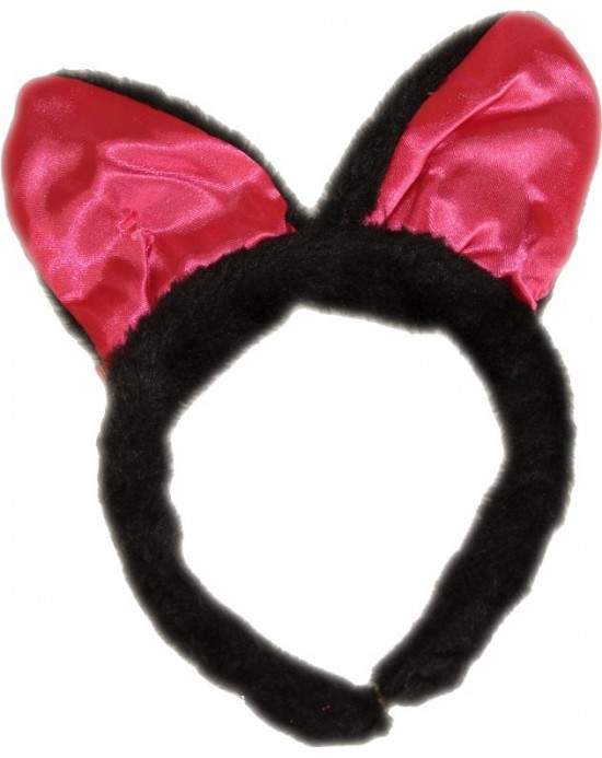 Diadema Orejitas Rosas