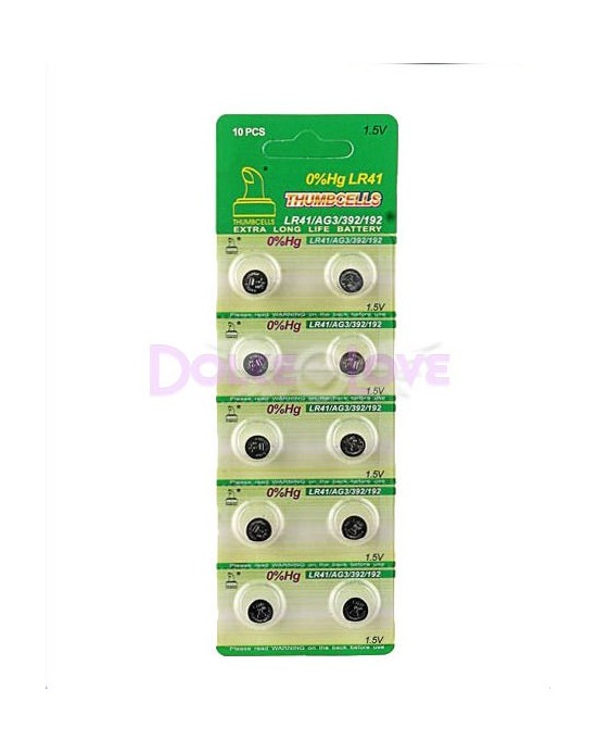 Pilas LR 41 (Especial A. Conejo) 10u